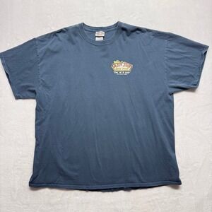 Ron Jon Surf Shop T Shirt Frog Lizard Graphic Print Blue Size 2XL